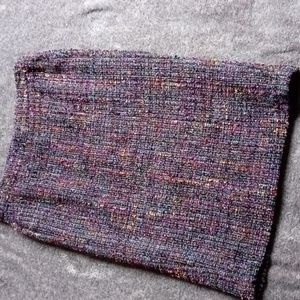 Pure Collection rainbow multicolor boucle pencil skirt